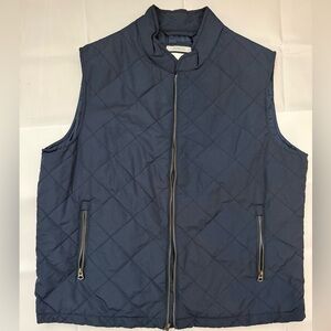 Goodfellow & Co Men's Dark Blue Quilted Vest